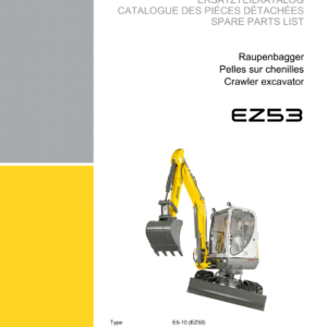 Wacker Neuson EZ53 Excavator Service Repair Manual - Image 4