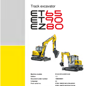 Wacker Neuson EZ80 Excavator Service Repair Manual - Image 2