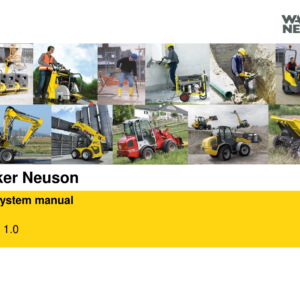 Wacker Neuson EZ80 Excavator Service Repair Manual - Image 5