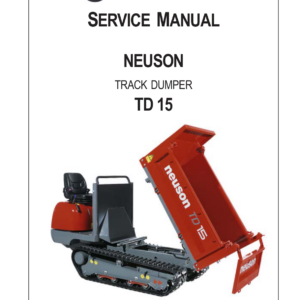 Wacker Neuson TD15 Dumper Service Repair Manual - Image 1