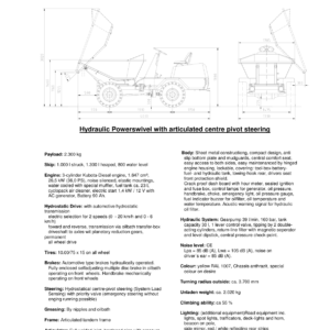 Wacker Neuson 2300-4002H, 4002M, 2700-5002H, 5002M Dumper Operators and Parts Catalog Manual - Image 3