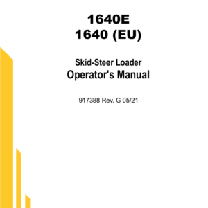 Gehl SL1640E and Mustang 2012 Skid Steer Loader Service Repair Manual - Image 2