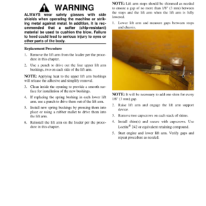 Gehl SL1640E and Mustang 2012 Skid Steer Loader Service Repair Manual - Image 5