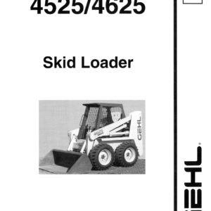 Gehl SL4525 Skid Steer Loader Operators and Parts Manual - Image 2