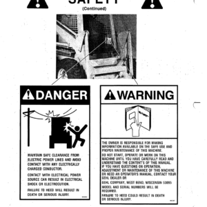 Gehl SL4615 Skid Steer Loader Operators and Parts Manual - Image 3