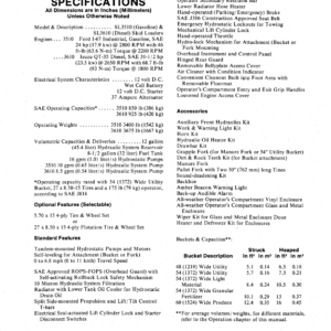 Gehl SL3510, SL3610 Skid Steer Loader Operators and Parts Manual - Image 3
