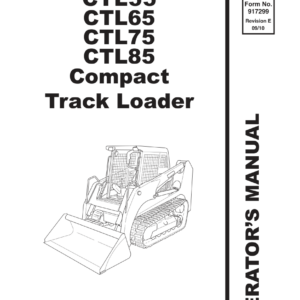 Gehl CTL85 Compact Track Loader Service Repair Manual - Image 2