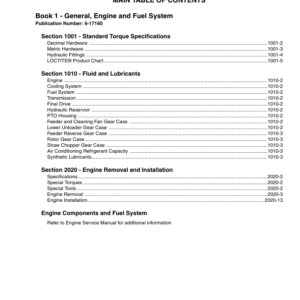 Case 2377, 2388, 2577, 2588 Combines Service Repair Manual