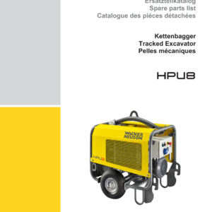 Wacker Neuson HPU8 Electro-Hydraulic Power Unit Service Repair Manual - Image 3
