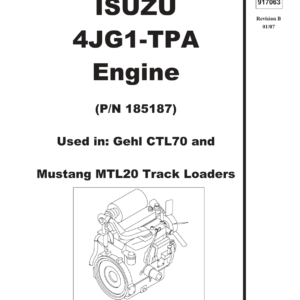 Gehl CTL70 Compact Track Loader Service Repair Manual - Image 2