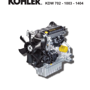 Kohler KDW 702, KDW 1003, KDW 1404 Service Repair Manual