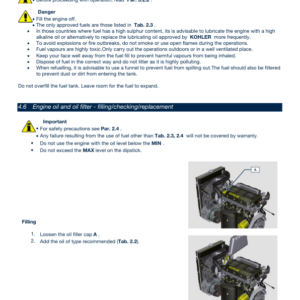 Kohler KDW 702, KDW 1003, KDW 1404 Service Repair Manual - Image 4