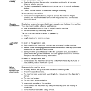 Wacker Neuson G40 Generators Operators and Parts Catalog Manual - Image 3