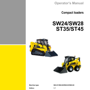 Wacker Neuson SW24, SW28, ST35, ST40, ST45, ST50 Skid Steer Loader Service Repair Manual - Image 3