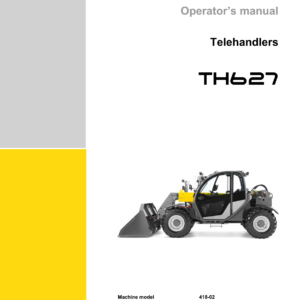 Wacker Neuson TH627 Telehandler Service Repair Manual - Image 2