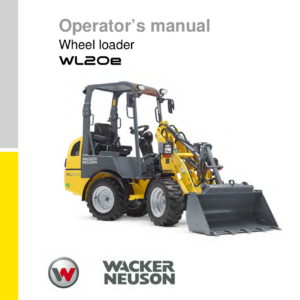 Wacker Neuson WL20e Wheel Loader Service Repair Manual - Image 2