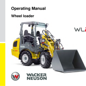 Wacker Neuson WL28 Wheel Loader Service Repair Manual - Image 2