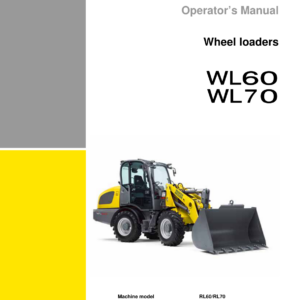 Wacker Neuson WL70 Wheel Loader Service Repair Manual - Image 2