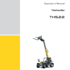 Wacker Neuson TH522 Telehandler Service Repair Manual - Image 2