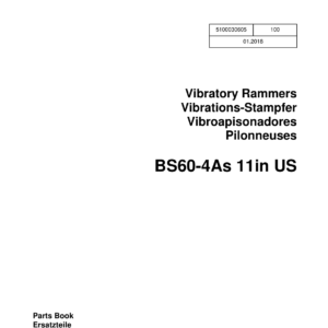 Wacker Neuson BS50-4s, BS50-4As, BS60-4s, BS60-4As, BS70-4As Vibratory Rammers Service Repair Manual - Image 3