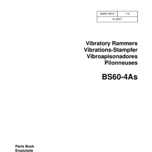 Wacker Neuson BS50-4s, BS50-4As, BS60-4s, BS60-4As, BS70-4As Vibratory Rammers Service Repair Manual - Image 4