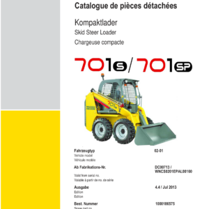Wacker Neuson 701s, 701sp Skid Steer Loader Service Repair Manual - Image 4
