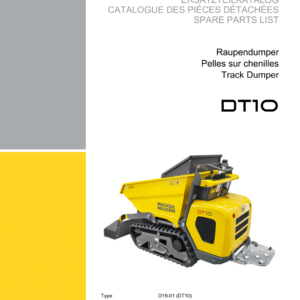 Wacker Neuson DT10 Track Dumper Service Repair Manual - Image 3