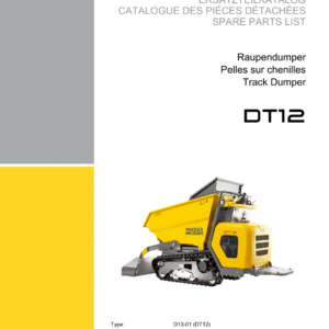 Wacker Neuson DT12 Track Dumper Service Repair Manual - Image 3