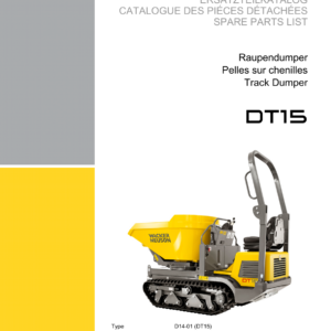 Wacker Neuson DT15 Track Dumper Service Repair Manual - Image 3