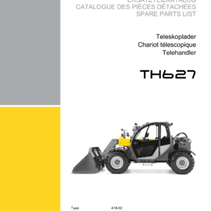 Wacker Neuson TH627 Telehandler Service Repair Manual - Image 3