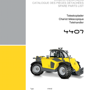 Wacker Neuson TH744, TH750, TH755, TH942 Telehandler Service Repair Manual - Image 3