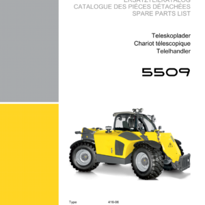 Wacker Neuson TH955 Telehandler Service Repair Manual - Image 3