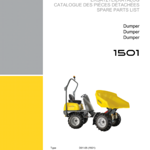 Wacker Neuson 1501 Dumper Service Repair Manual - Image 3