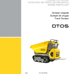 Wacker Neuson DT05 Track Dumper Service Repair Manual - Image 3
