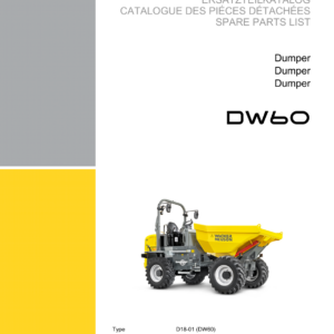 Wacker Neuson DW60 Dumper Service Repair Manual - Image 3