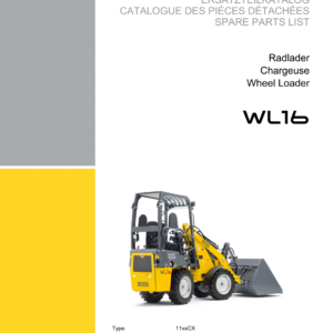 Wacker Neuson WL16 Wheel Loader Operators and Parts Manual - Image 3