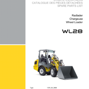 Wacker Neuson WL28 Wheel Loader Service Repair Manual - Image 3