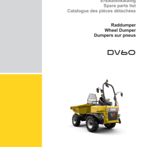 Wacker Neuson DV60 Dumper Service Repair Manual - Image 3