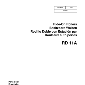 Wacker Neuson RD11 Roller Service Repair Manual - Image 3