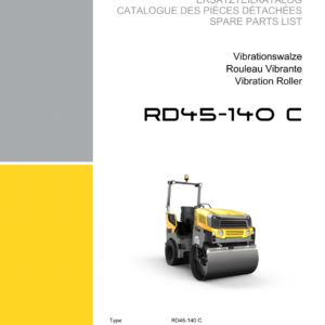 Wacker Neuson RD45-140, RD45-140C Roller Operators and Parts Manual - Image 3