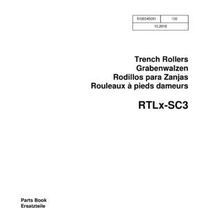 Wacker Neuson T82-SC3, RTX-SC3 Trench Roller Service Repair Manual - Image 4