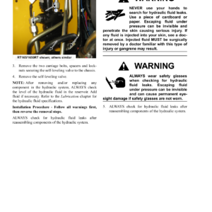 Gehl RT135, RT165, RT195 and Mustang 1350RT, 1650RT, 1950RT Compact Loader Service Repair Manual - Image 3