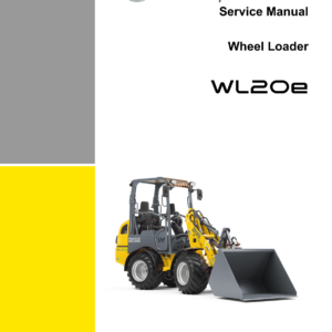 Wacker Neuson WL20e Wheel Loader Service Repair Manual - Image 1