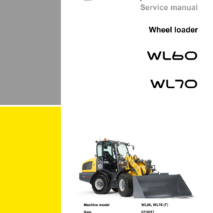 Wacker Neuson WL60 Wheel Loader Service Repair Manual - Image 1