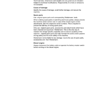 Wacker Neuson WL60 Wheel Loader Service Repair Manual - Image 5