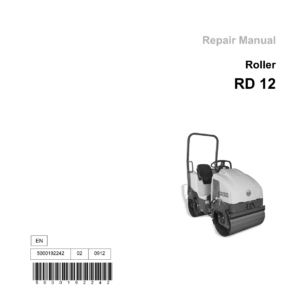 Wacker Neuson RD12, RD12A Roller Service Repair Manual - Image 1