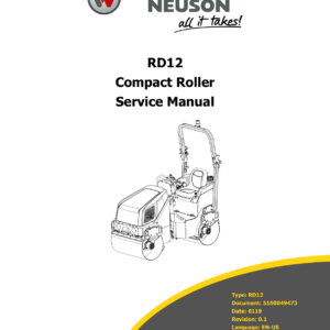 Wacker Neuson RD12, RD12A Roller Service Repair Manual - Image 2