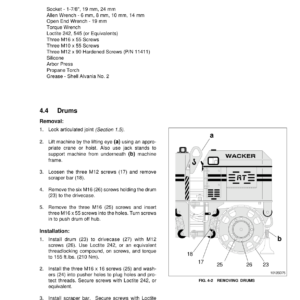 Wacker Neuson RT560, RT820 Trench Roller Service Repair Manual - Image 4