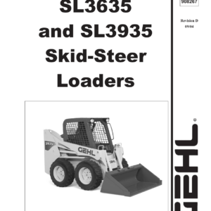 Gehl SL3635, SL3935 Skid Steer Loader Service Repair Manual - Image 3