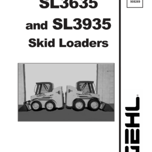 Gehl SL3635, SL3935 Skid Steer Loader Service Repair Manual - Image 1